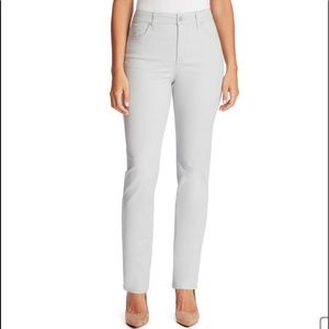 Gloria Vanderbilt Amanda Classic Fit Jeans Lt Gray